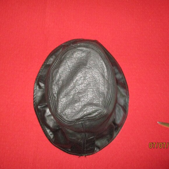 Leather Bucket Hat - Picture 4 of 7